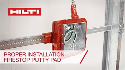 firestop putty for electrical boxes